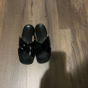 UGG Patton Leather Slides
